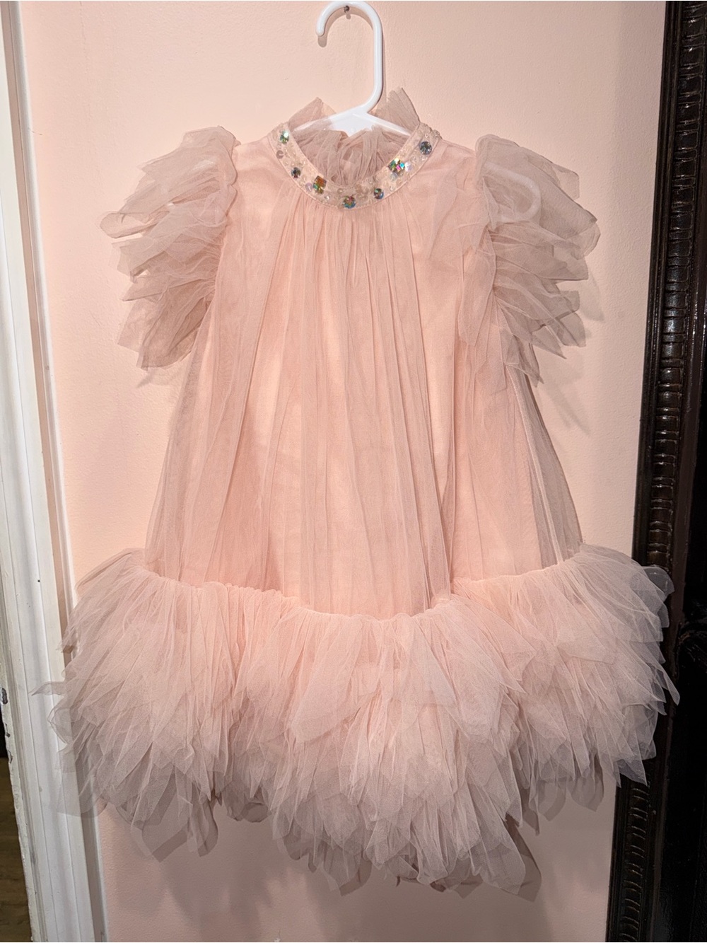 Tutu Du Monde Pale Pink Layered Tulle Party Dress